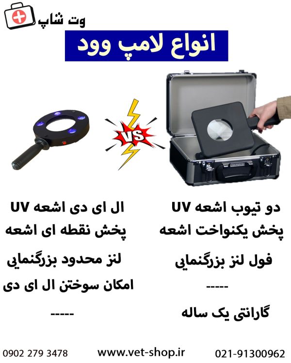 لامپ وود دستگاه تشخیصی تخصصی دامپزشکی (اورجینال) - تصویر 4
